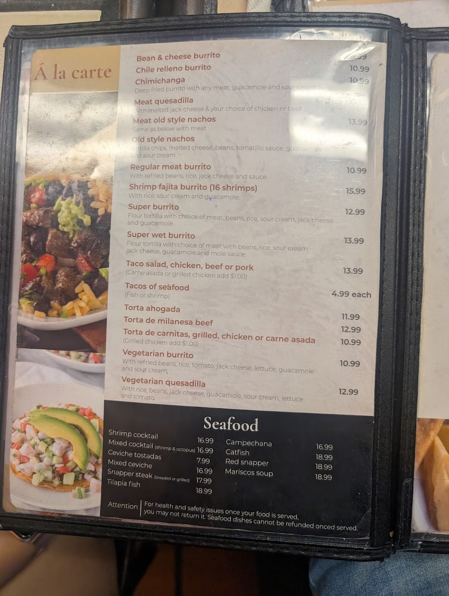 Jalisco's Restaurant Menu - Image 5
