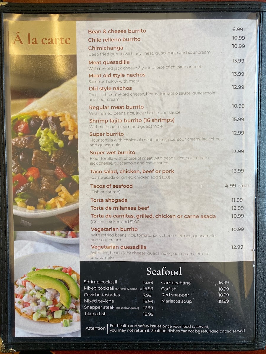 Jalisco's Restaurant Menu - Image 6